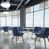 Fly Modern Minimalist Office Fabric Dining Room Side Chair - Gavisco Office Furniture